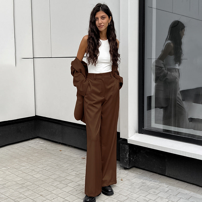 Ensemble Streetwear Marron – Confort et Style Réunis