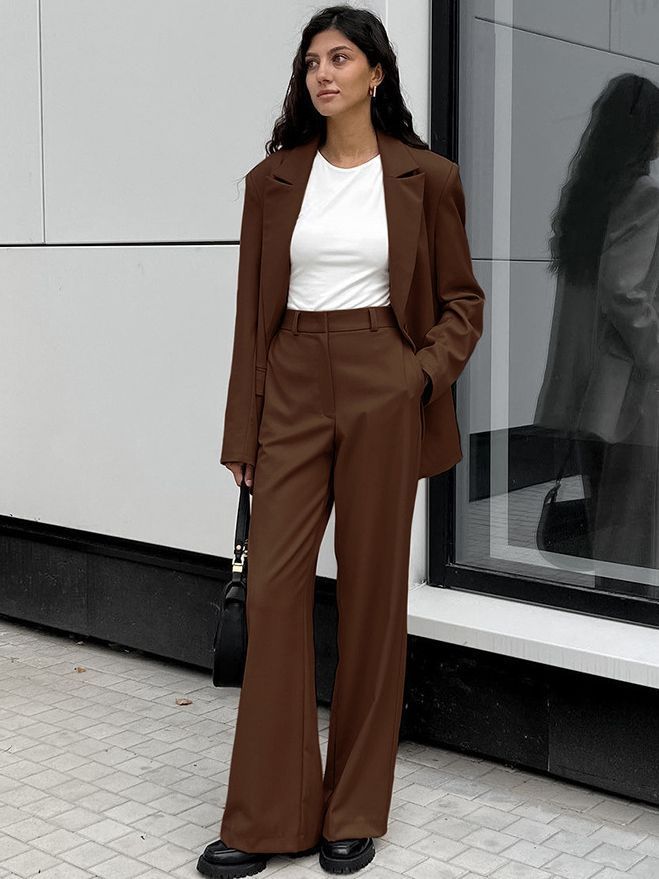 Ensemble Streetwear Marron – Confort et Style Réunis